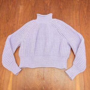 H&M Lavender Turtleneck Sweater
